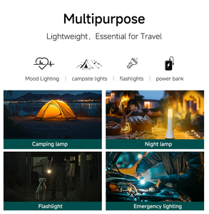Mini Lámpara Nocturna LED Ultraligera con Configuraciones Duales <span class=keywords><strong>Kelvin</strong></span> Cálidas/Frías, Brillo Alto/Bajo para Habitaciones de Huéspedes y Campamentos al Aire Libre - Product Image 5