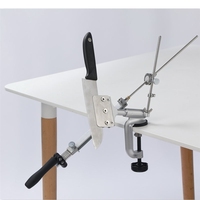 Système d'affûtage de couteaux professionnel en alliage d'aluminium, outil d'affûtage à Angle Constant à 360 degrés, Machine à meuler 4 pièces pierres