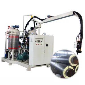 Yüksek basınçlı poliüretan köpük enjeksiyon makinesi için yanmaz boru izolasyonu