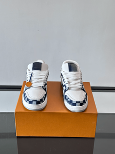 Chaussures de sport et de loisirs tendance pour hommes, nouvelle collection, confortables et respirantes, motif damier, style rétro, avec empiècements Danning - Product Image 2