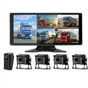 Système de caméra numérique sans fil extérieur étanche AHD 1080P avec 4 caméras de recul et moniteur de camion à appairage automatique pour 7 camions, <span class=keywords><strong>carte</strong></span> SD - Product Image 4