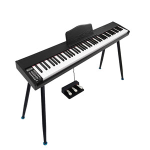 BDMUSIC <span class=keywords><strong>Piano</strong></span> <span class=keywords><strong>chinois</strong></span> 88 touches clavier de <span class=keywords><strong>piano</strong></span> numérique en bois avec MIDI et vitesse tactile 2.2CM clavier Standard pour adultes - Product Image 5