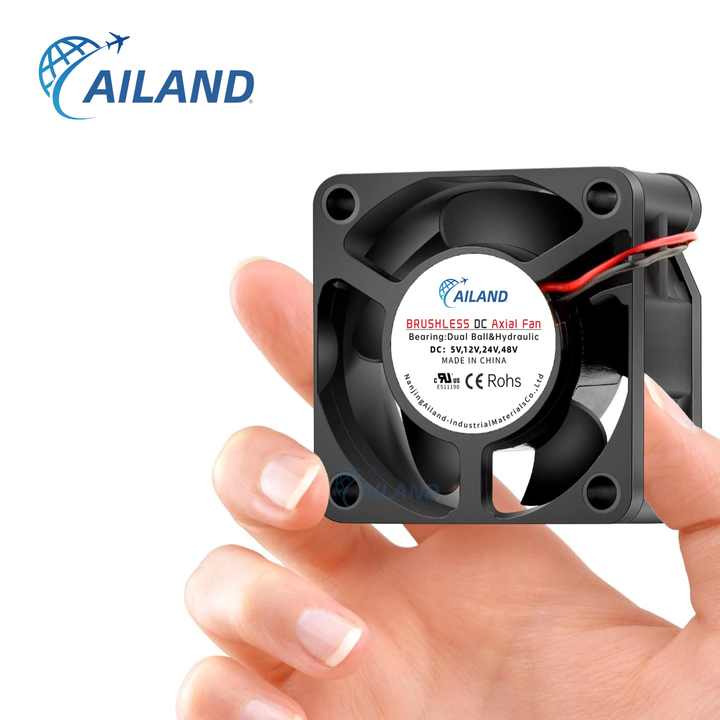 Mini 40mm DC Brushless Motor Cooling Fan with 2Pin High Temperature ...