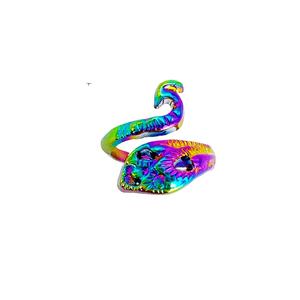 Stricken Diy Nähen Kreuz stich Werkzeuge Häkeln Finger halter Legierung Einstellbar 2 in 1 Ring Fingerhut Garn Faden führung für Mutter - Product Image 4