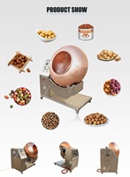Machine de production et de traitement automatique de snacks en Chine, pour le revêtement par pulvérisation de céréales, de noix, d'arachides et de sucre, avec fonction de formage en flocons