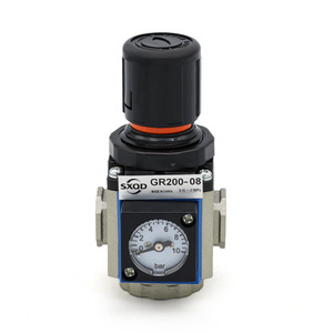 Válvula Reguladora de Presión de Aire SXQD GR300-10 con Puerto de 1/4 Pulgada para Gas con Manómetro - Product Image 3