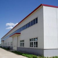 Structure en acier pour bâtiment agricole à charge lourde : hangar avicole, grange pour bétail, porcherie, bergerie, poulailler, atelier agricole préfabriqué en acier