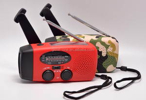 Manivela Solar de emergencia AM Radio <span class=keywords><strong>FM</strong></span> NOAA/linterna/cargador USB para teléfono móvil/300-1000 mah - Product Image 3