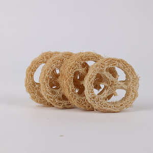 Portable Natural Loofah Soap Tray with Modern Design Plant Fiber Loofah Slices and Draining Rack - Product Image 6
