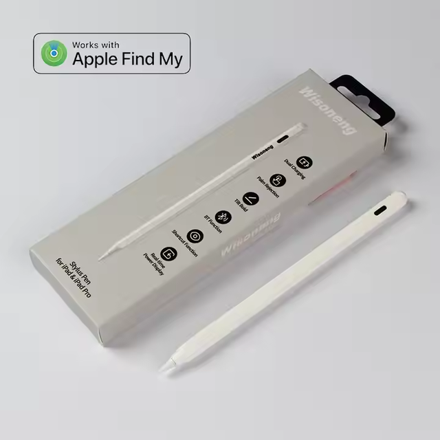 2025 New Generation Stylus Pen for iPad Wireless Charging 2nd Generation Palm Rejection Findmy Magnet Pencil Made Plastic
