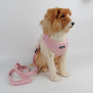 Set <span class=keywords><strong>Harnesses</strong></span> Anjing Mewah Bordir Logo Kustom, Tali Kekang Anti Tarik, Kalung, dan Tempat Kantong Kotoran - Product Image 6