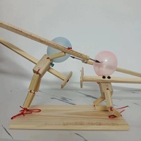 Nouveau design 2024, guerrier de ballon en bois, vente chaude, jeu familial et de couple, jouet éducatif