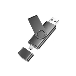 Nieuwe Mini Otg Twee-In-een Mobiele Telefoon U Schijf Tweeërlei Gebruik Type-C Cross-grens Usb Flash Drive 8G16G32G64G128G Kan Worden Aangepast