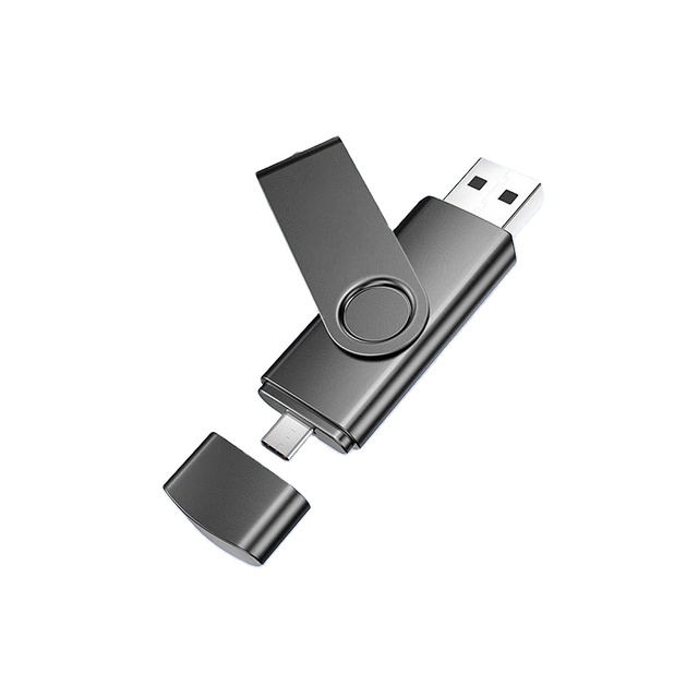 Customizable B Mini OTG Two-in-One Mobile Phone U Disk Dual-Use Type-C Cross-Border USB Flash Drive 8G 128G Sizes USB 2.0