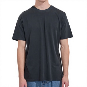 T-shirt à manches courtes pour homme, coupe classique, 100 % coton, col rond, toile respirante, séchage rapide, couleur unie, logo personnalisé, OEM, 2026 - Product Image 1