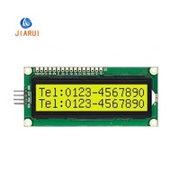 Módulo LCD 1602 de 16x2 con Retroiluminación Blanca Amarillo-Verde, Interfaz Serial IIC I2C, Pantalla LCD
