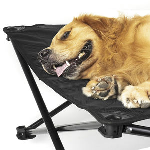 Cama elevada para mascotas para acampar al aire libre, cuna plegable para perros y gatos con estera lavable separada para dormir, marco estable y duradero - Product Image 3