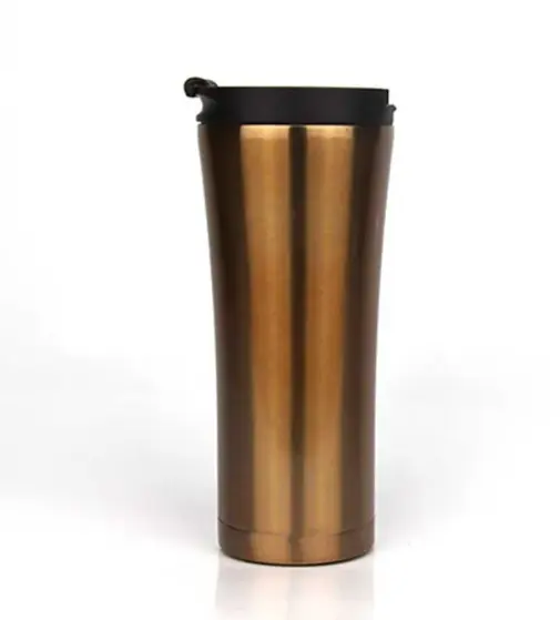 Termo de taza de café de acero inoxidable 304 al vacío de doble capa en varios colores y se puede personalizar