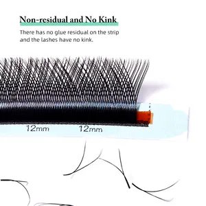 Yelix Individual Y Shape Eyelash Extension Provide Customized Packing Mink Split Tip False eyelash