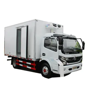 CHINA brand 4*2 3 tons delivery van prices reefer truck refrigerated van