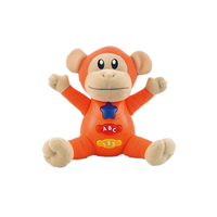 Câble Usb personnalisé jouets en peluche 25CM peluche singe musique singe jouets en peluche