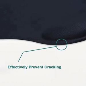 แผ่นรองเมาส์สั่งทำขายส่ง พร้อมที่รองข้อมือ สำหรับโปรโมชั่นสำนักงาน ธุรกิจ โต๊ะทำงาน ทำจากยาง PVC พิมพ์โลโก้ แผ่นรองเมาส์ EVA - Product Image 4