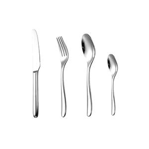 Ensemble de couverts créatifs transfrontaliers en acier inoxydable 304, manche ovale, vaisselle occidentale durable, ensemble de quatre pièces - Product Image 5