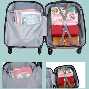 Bonita bolsa de viaje escolar para niños con ruedas giratorias para niños y niñas, maleta con ruedas para equipaje para niños - Product Image 6