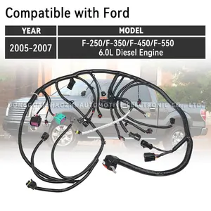 5C3Z-12B637-BA Custom Engine Wire Harness Electronic Wire Harness Assembly Auto High Voltage Fuel Injector Wiring Harness