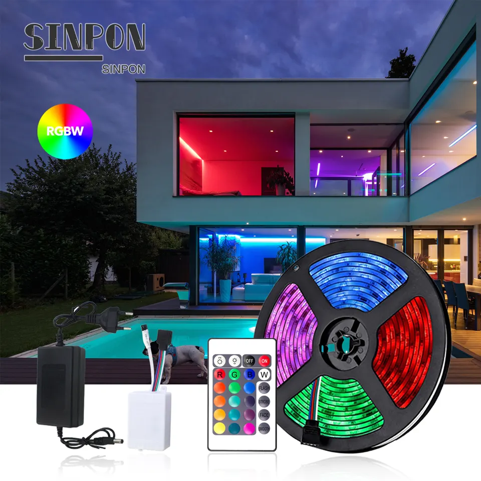 Trung Quốc Nhà Máy Thông Minh IP65 Linh Hoạt Chống Thấm Nước Luces Neon 5050 2835 Rgb Bộ Dụng Cụ Led Strip Lights