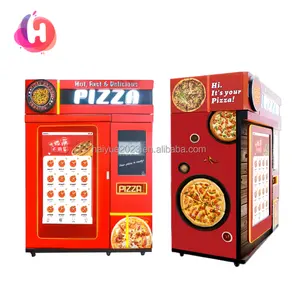 Fully Automatic Smart Touch Screen Commercial Hot Fresh Fast Food Maker Pizza Vending Machine For Outdoor