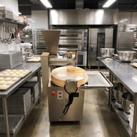 Petite machine automatique de découpe et de façonnage de pâte pour pain, pizza, brioches, biscuits, beignets, roti, pita, en forme de boule, à vendre