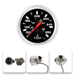 Wenle Chất lượng cao Chrome 52mm 12V 3.6m phổ cơ khí nhiệt độ nước đo - Product Image 6