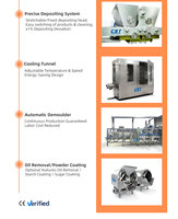 Ligne de production automatique de bonbons gélifiés CST, machine à fabriquer des oursons gélifiés, machine de fabrication de bonbons, machine à fabriquer des gélifiés