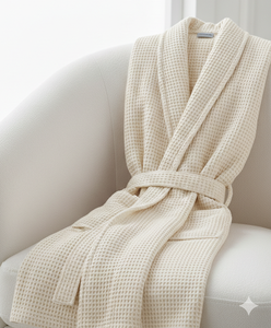 Albornoz de hotel de lujo, suave, 100% algodón, absorbente, diseñado para hombres, mujeres, adultos, para el hogar y el hotel. - Product Image 5