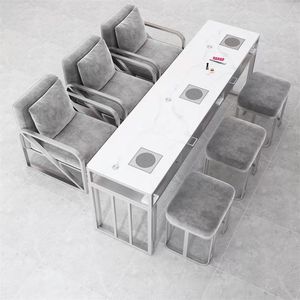 Aspiradora para Mesa de Manicura, Combinación Económica de Mesa y Silla Individual, Doble o Triple para Manicura - Product Image 6
