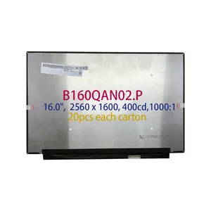 B160QAN02.P nuovo schermo LCD 16.0 "per Laptop * 16:10 * WQXGA 240Hz 2.5K 2560*1600 schermo di ricambio per Laptop In magazzino testato