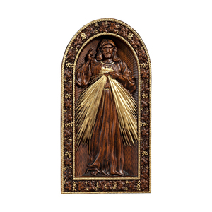 İsa'nın İlahi Merhameti Duvar Dekorasyonu Hristiyan İnanç Dua Dini Ev Kilise Süsü - Product Image 1