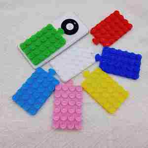 Hot Sale 24 Square Double-Sided Silicone Suction Cup Super Strong Portable with Embossed Printing for Mobile Phone - Product Image 5