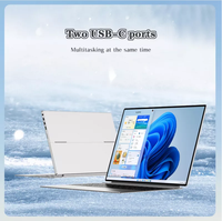 Laptop 2-in-1 Layar Sentuh IPS 14-Inci Lepas Pasang Baru Sistem Win11 2160x1440 Piksel Intel Quad Core 12GB DDR5 Metal Bisnis UHD