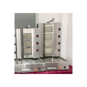Machine à Kebab Semi-Automatique à Gaz et Électrique avec Deux Brûleurs en Céramique Potis - Product Image 6
