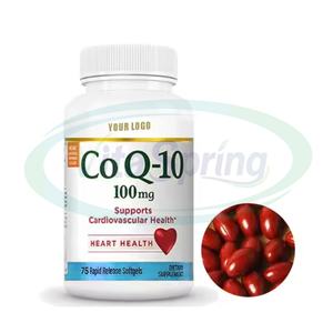 VitaSpring Private Label Coenzima Q10 Suplemento Salud del corazón Organic <span class=keywords><strong>Coq10</strong></span> Coenzym Q10 Softgel - Product Image 1