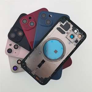 Modulo di ricarica per cover posteriore <span class=keywords><strong>13</strong></span> con materiale metallo+vetro e parti complete per la sostituzione originale della scocca, design a barra - Product Image 4