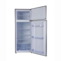 Réfrigérateur-congélateur à double porte 218L, alimenté par énergie solaire 12V DC, fabriqué en Chine, disponible à Dubaï