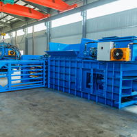 Presse à balles hydraulique horizontale entièrement automatique, haute résistance, pour le recyclage du papier usagé, du carton et du plastique PET