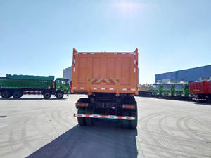 Shacman 25ton camion à benne basculante hydraulique 290hp 6_4 nouvel état carburant Diesel direction gauche caméra arrière prix usine lourd Euro 2 - Product Image 5