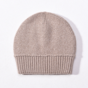 <span class=keywords><strong>Bonnet</strong></span> d'hiver en cachemire épais et doux Jxwatcher, tricoté, chaud, double couche, sans revers, style décontracté, personnalisé, uni, ample, pour femmes - Product Image 2
