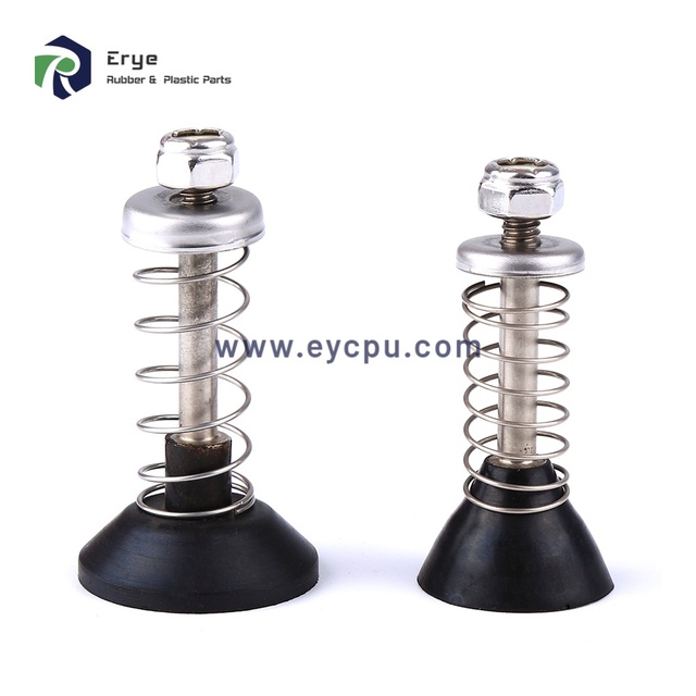 Factory OEM Strong Suction Cup High Performance Ball Shaped Silicone Rubber Suction Cups With Screws