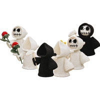 Jouets anti-stress fantômes d'Halloween en laine, pour les plus de 14 ans, soulagement du stress, cadeaux éducatifs pour fêtes, personnalisables