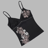 Camisole gothique vintage imprimée pour femme, dos nu, col en V, sans manches, en tricot, sexy, pour l'été, vente chaude, tenue de club
